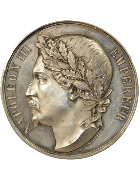 Napoléon III Concours Hippique 1 jeton Argent 1852 A Paris