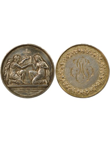 Mariage 1 jeton Argent 1853 A Paris