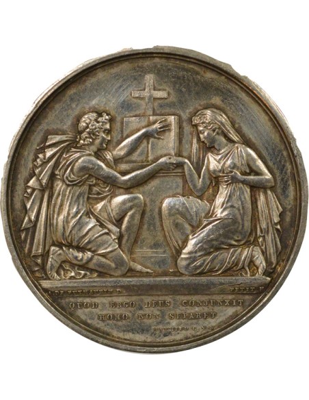 Mariage 1 jeton Argent 1853 A Paris