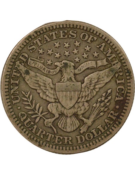 Etats Unis d'Amérique 1/4 Dollar Argent 1911 Philadelphie