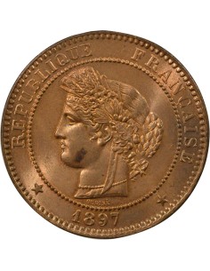 Cérès 10 centimes Bronze 1897 A - Paris 2