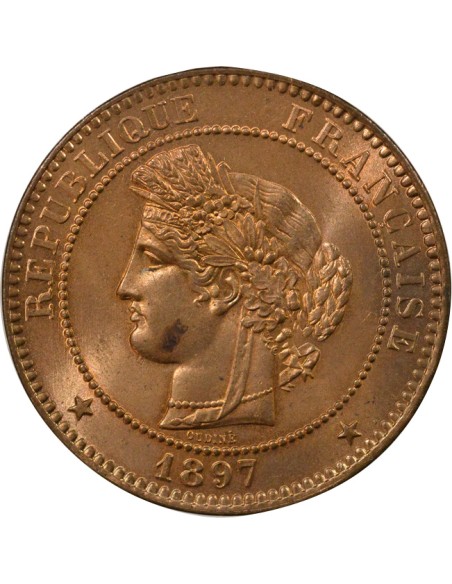 Cérès 10 centimes Bronze 1897 A - Paris