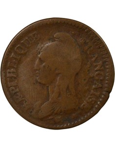 Dupré 1 décime Cuivre AN 5 A - Paris 2