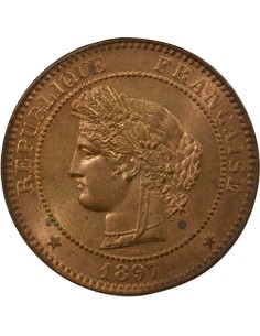 Cérès 10 centimes Bronze 1897 A - Paris 2