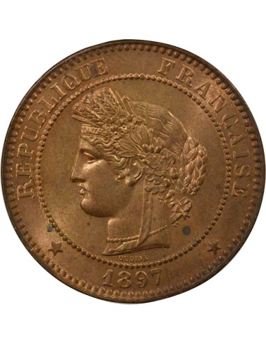 Cérès 10 centimes Bronze 1897 A - Paris