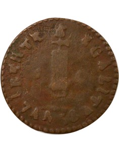 Haïti au Faisceau 1 centime Cuivre 1841 2