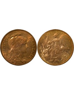 Dupuis 5 centimes Bronze 1916 A Paris