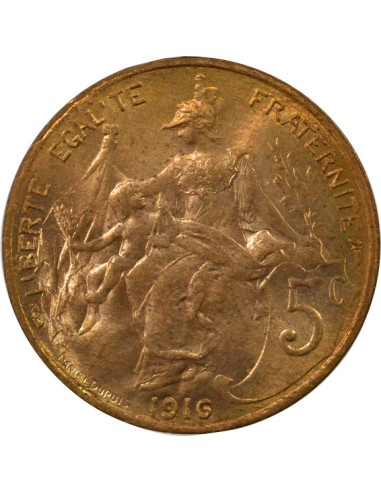 Dupuis 5 centimes Bronze 1916 A Paris