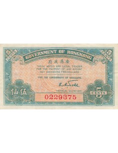 Hong-Kong 5 cents 1941