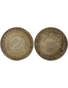 Allemagne Discothèque 1 jeton Acier plaq. nickel 1975