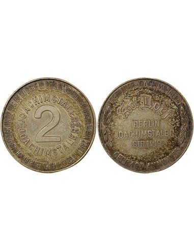 Allemagne Discothèque 1 jeton Acier plaq. nickel 1975