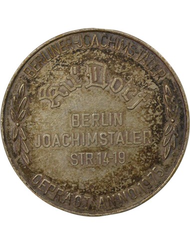 Allemagne Discothèque 1 jeton Acier plaq. nickel 1975