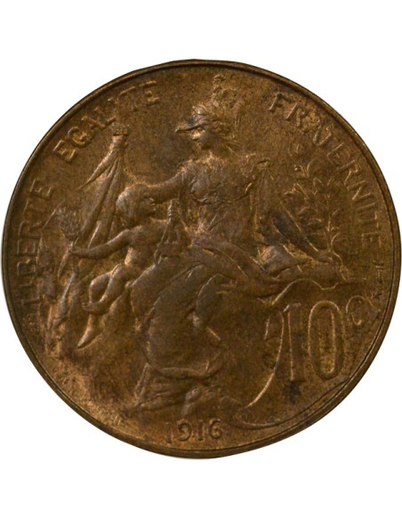 Dupuis 10 centimes Bronze 1916 AI Madrid