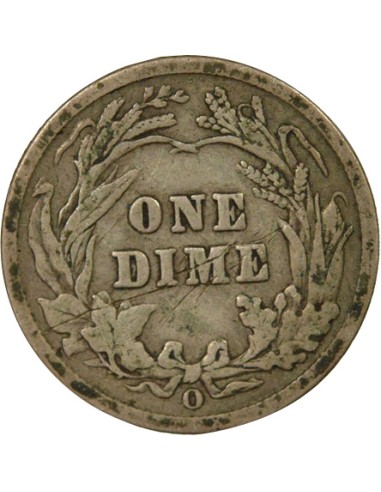 USA Barber 10 cents Argent 1903 O New Orleans