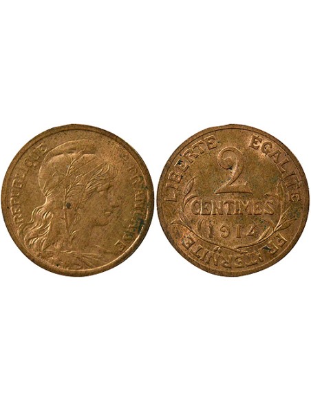 Dupuis 2 centimes Bronze 1914 A Paris