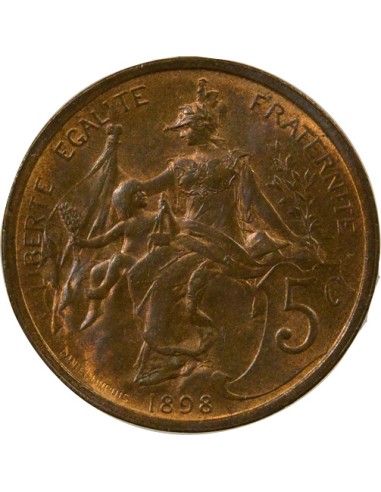 Dupuis 5 centimes Bronze 1898 A Paris