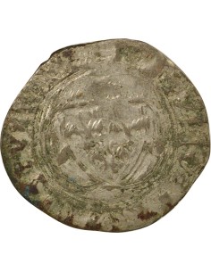 Charles VII A la Couronne 1 blanc à la couronne Billon 1456-1461 I Limoges 2