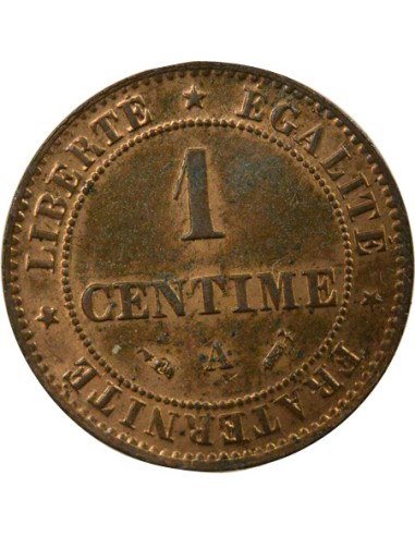 Cérès 1 centime Bronze 1896 A - Paris