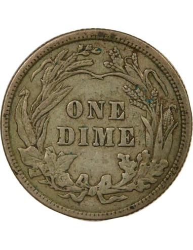 USA Barber 10 cents Argent 1914 Philadelphie