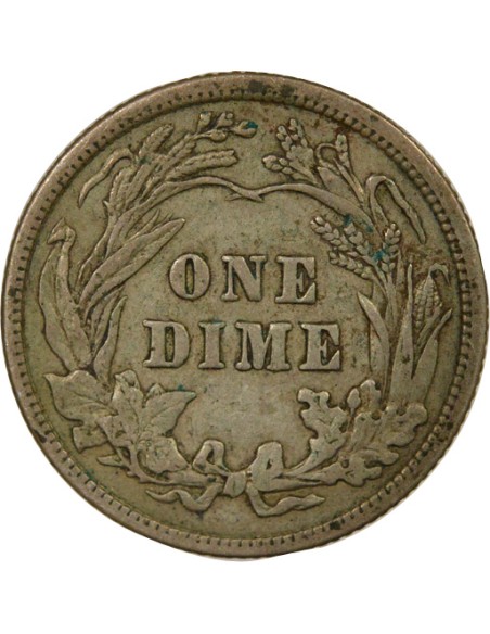 USA Barber 10 cents Argent 1914 Philadelphie