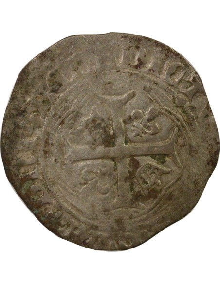 Louis XI A la Couronne 1 blanc Billon 1461-1483 A Paris