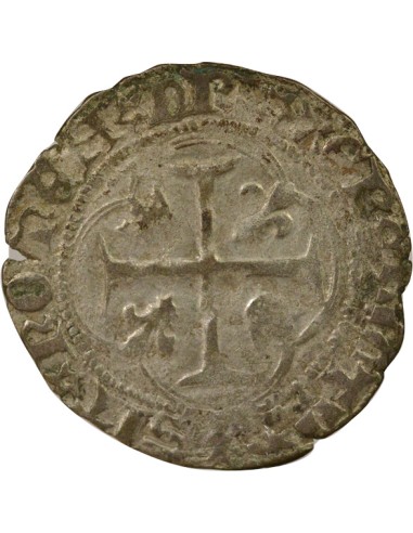Louis XI 1 blanc Billon 1461-1483 D Lyon