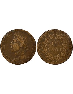 Colonies Françaises Charles X 10 centimes Bronze 1828 A - Paris