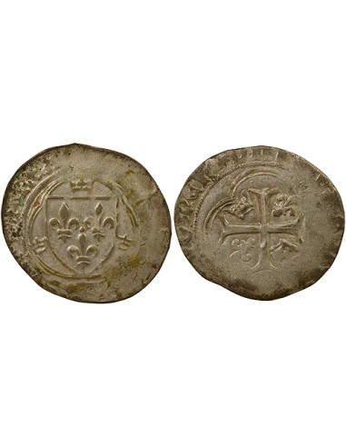 A la Couronne 1 blanc à la couronne Billon 1456-1507