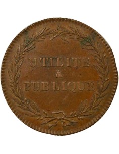 Utilité Publique 1 jeton Bronze XIXe Siècle A Paris 2