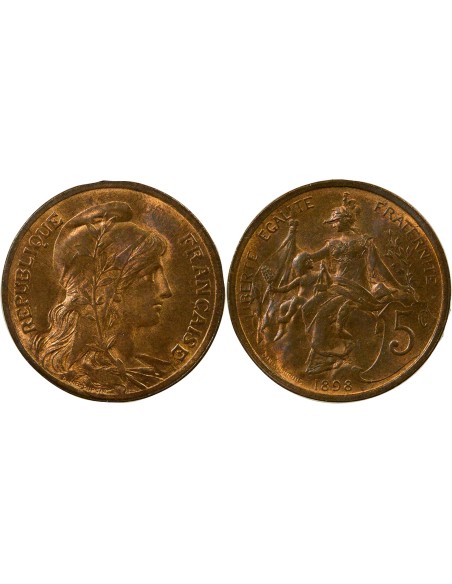 Dupuis 5 centimes Bronze 1898 A Paris