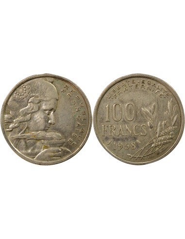 Cochet 100 francs Cuivre-Nickel 1958 A Paris