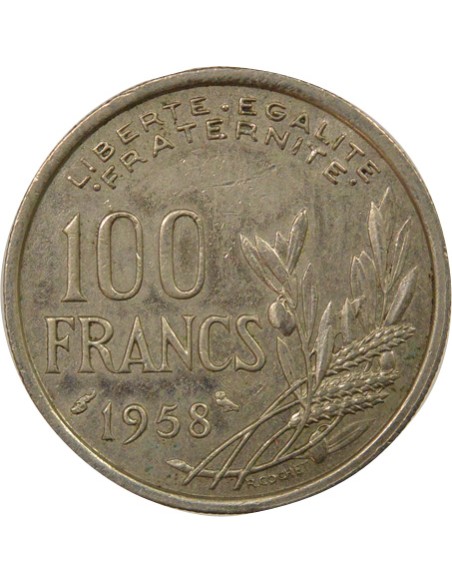 Cochet 100 francs Cuivre-Nickel 1958 A Paris