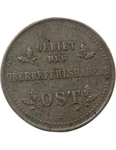 Allemagne 1 kopek Fer 1916 J Hambourg