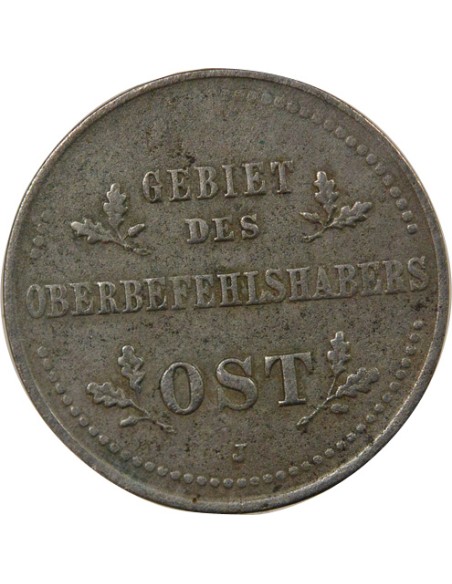 Allemagne 1 kopek Fer 1916 J Hambourg