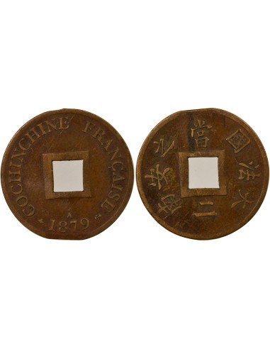 Cochinchine 1 sapèque Bronze 1879 A - Paris