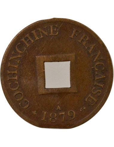 Cochinchine 1 sapèque Bronze 1879 A - Paris