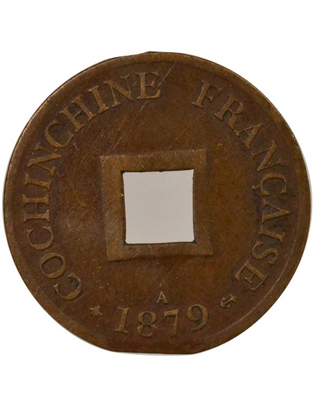 Cochinchine 1 sapèque Bronze 1879 A - Paris