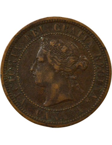 Reine 1 cent Cuivre 1876 H Heaton