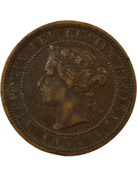 Reine 1 cent Cuivre 1876 H Heaton