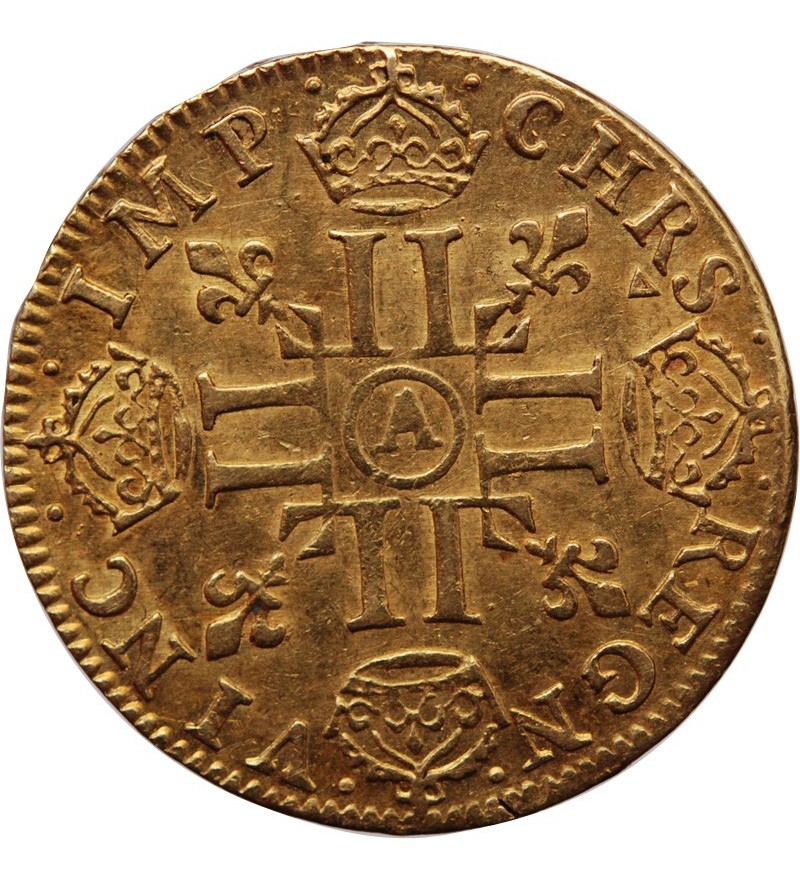 LOUIS XIV﻿ - LOUIS D'OR A LA MECHE LONGUE 1657 A PARIS
