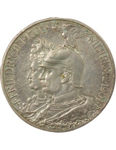 Etats Allemands (Prusse) Guillaume II de Prusse 200 Ans du Royaume 2 mark Argent 1904 A Berlin 2