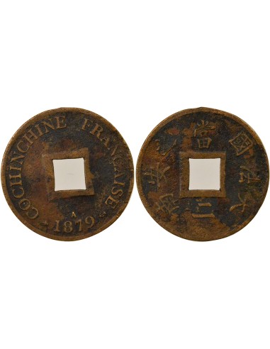 Cochinchine 1 sapèque Bronze 1879 A - Paris