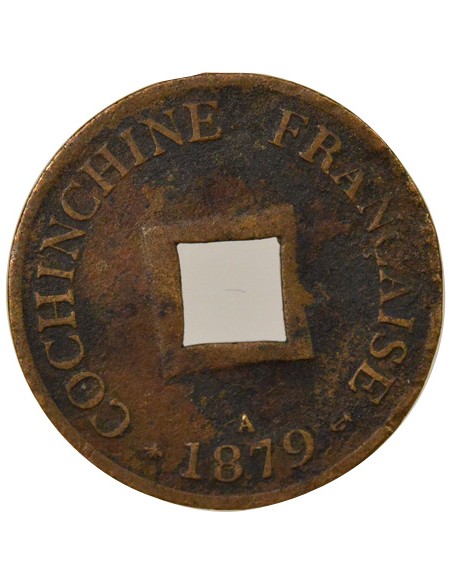 Cochinchine 1 sapèque Bronze 1879 A - Paris