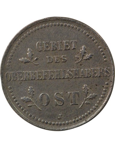 Allemagne 2 kopeks Fer 1916 J Hambourg