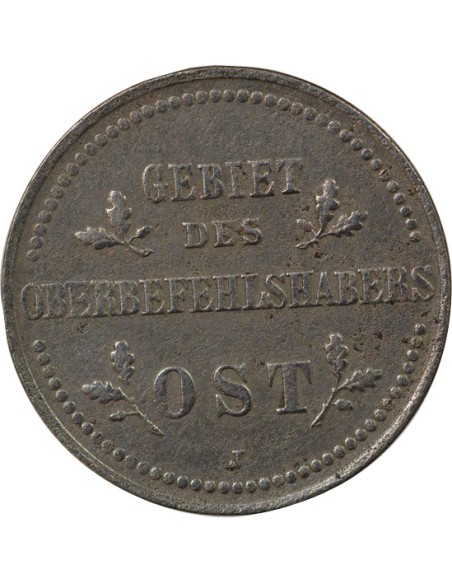 Allemagne 2 kopeks Fer 1916 J Hambourg