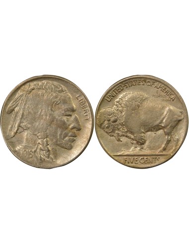 USA Buffalo Nickel 5 cents Nickel 1916 Philadelphie