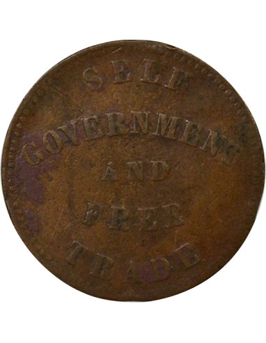 Canada 1/2 penny Cuivre 1855  -