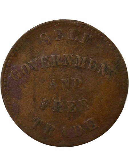 Canada 1/2 penny Cuivre 1855  -