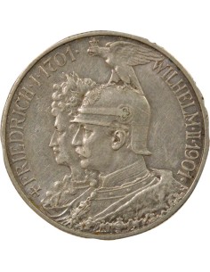 Etats Allemands (Prusse) Guillaume II de Prusse 2 mark Argent 1901 A Berlin 2