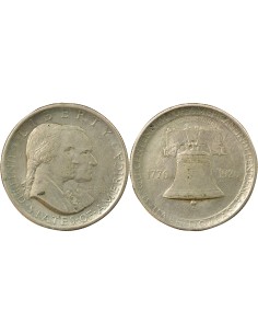 Etats Unis d'Amérique 50 Ans de l'Indépendance 1/2 Dollar Argent 1926 Philadelphie